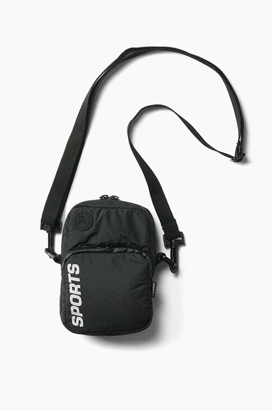 INTERBREED Water Repellent Daily Mini Shoulder Bag Black