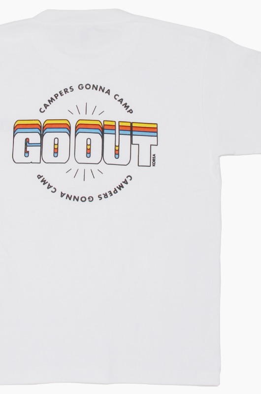 GO OUT Campers Gonna Camp S/S White