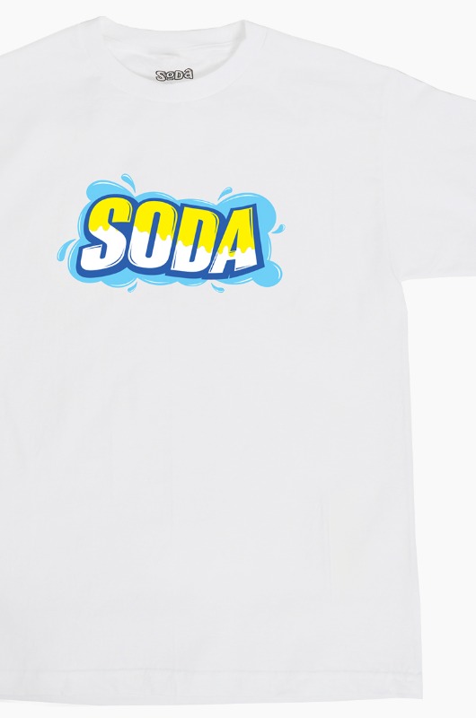 DJ SODA Bubble Soda S/S White