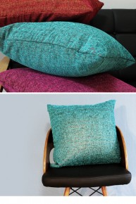 SEPTEMBER ROOM Tweed Cushion Green