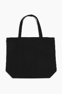 PLAIN Big Canvas Eco Bag Black