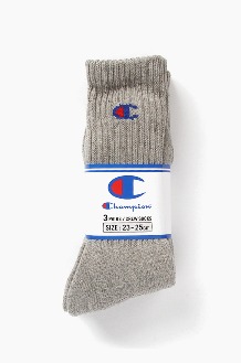 CHAMPION Champion Basic Socks 3Pack Grey
