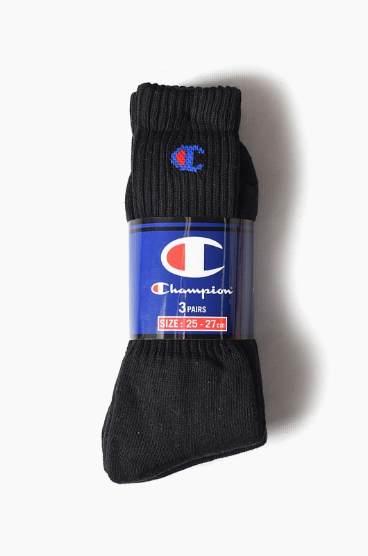 CHAMPIONBasic Socks 3Pack Black