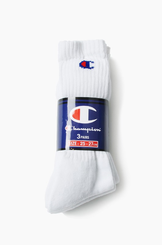 CHAMPION<br>Basic Socks 3Pack White
