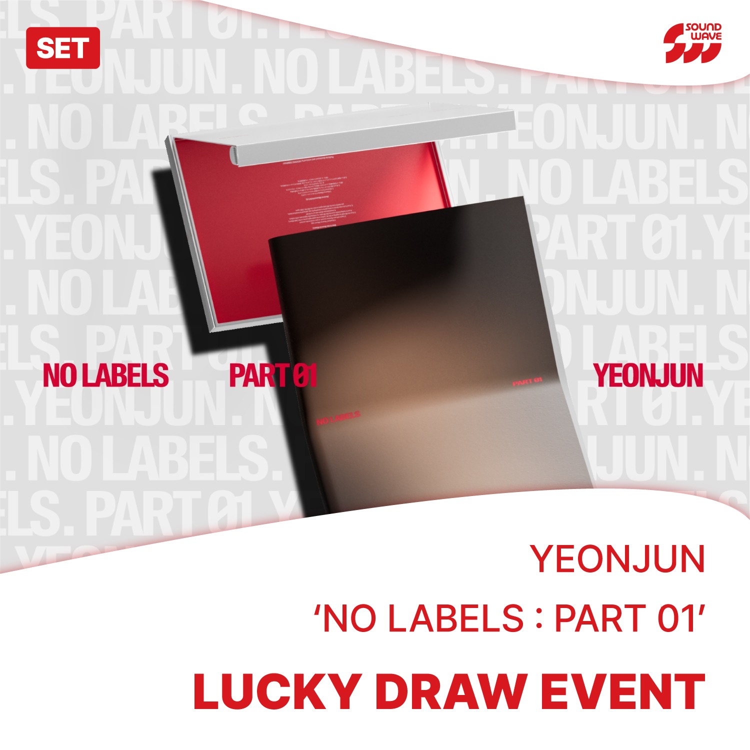 [럭키드로우] YEONJUN - 'NO LABELS: PART 01' (Weverse Albums ver.)(3종세트) **독점 포토카드 2장 + 추가 포토 카드 1장 증정-thumbnail
