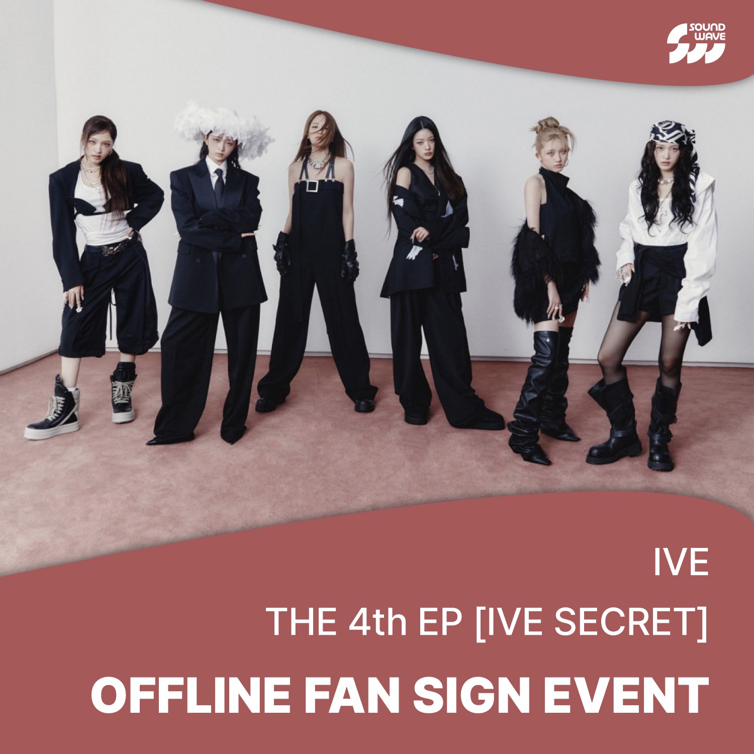 [1116 대면] IVE (아이브) - IVE THE 4th EP [IVE SECRET] (3종 중 1종 랜덤) **미공개 독점 포토카드 뒷면 (SECRET MINIVE ver.) 6종 중 1종 랜덤 증정-thumbnail