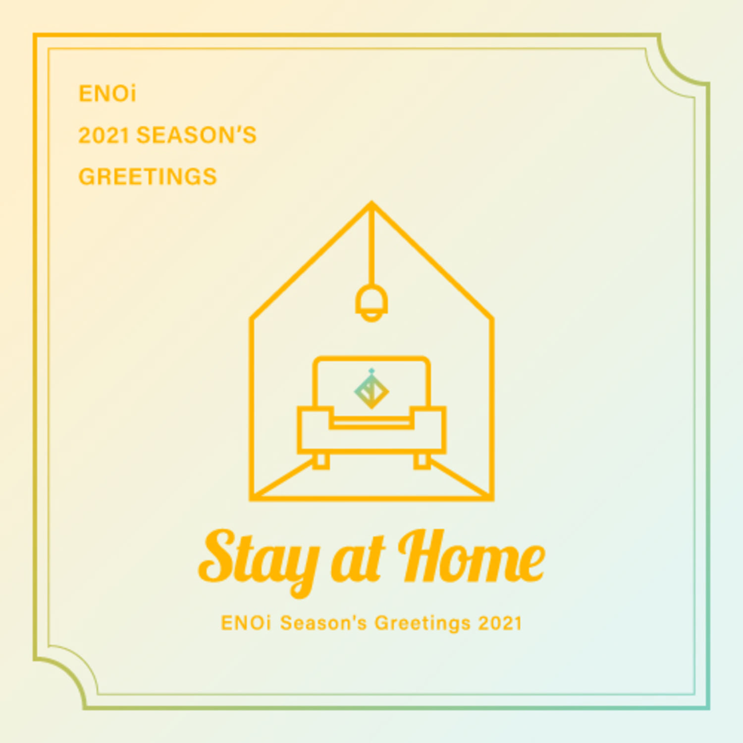 이엔오아이 (ENOi) -  [Stay at Home] 2021 시즌그리팅 (SEASON&#039;S GREETINGS 2021) [사운드웨이브 단독 특전]