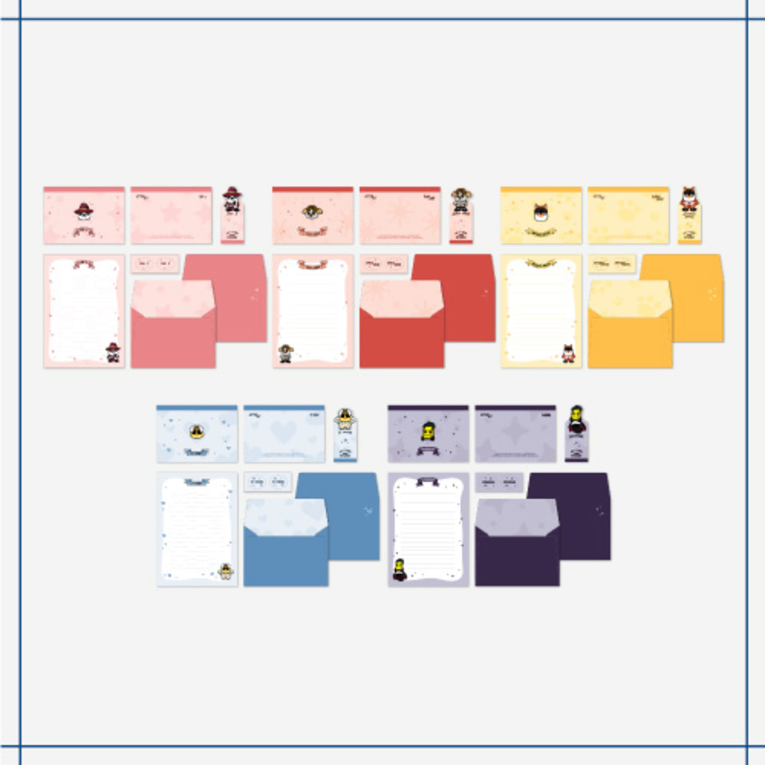 2PM [Dear. HOTTEST] OFFICIAL MD - 편지지 세트 LETTER SET