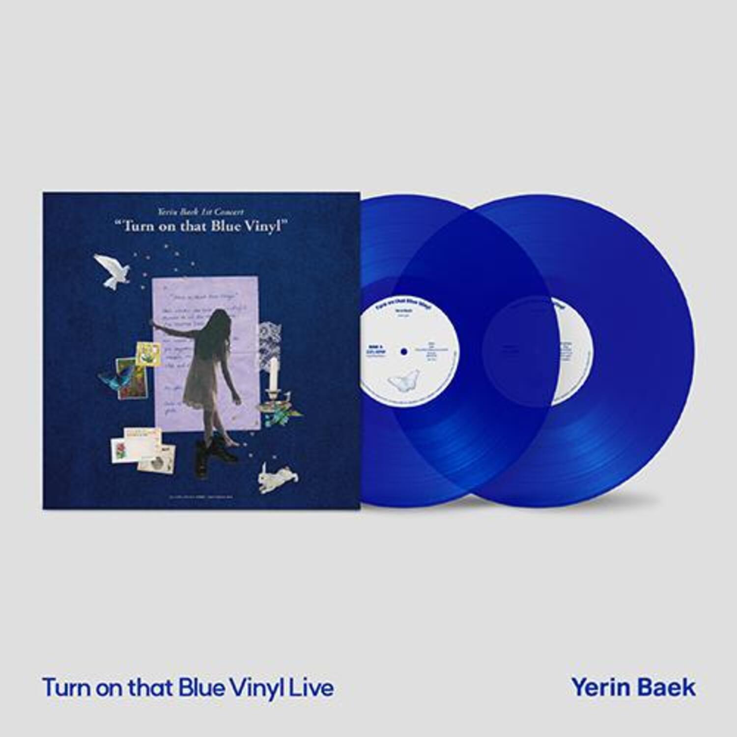 백예린(Yerin Baek) - 단독공연 [Turn on that Blue Vinyl] 라이브 특별반 (2LP)