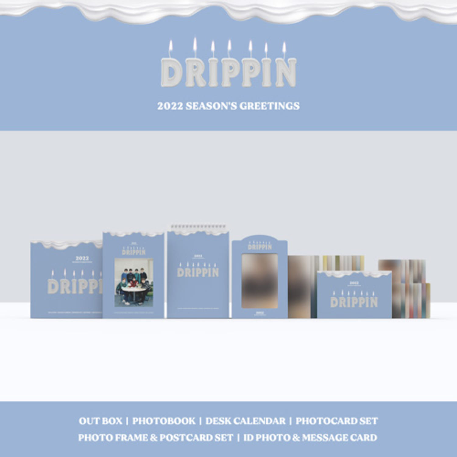 [교환반품불가] 드리핀(DRIPPIN ) - 2022 시즌 그리팅 SEASON&#039;S GREETINGS