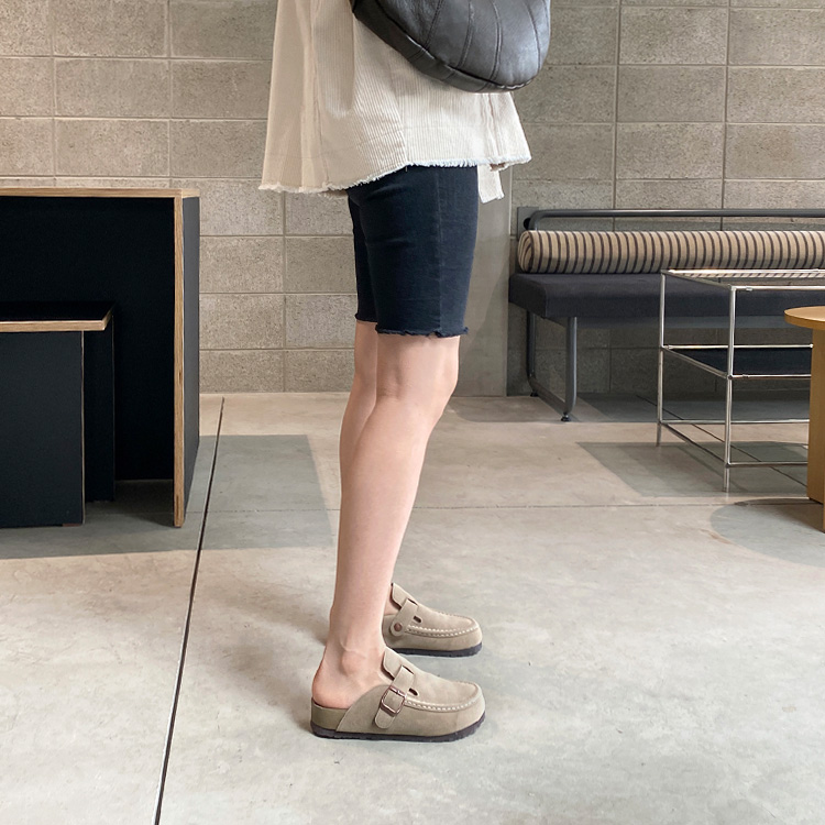 소보제화 공식 온라인스토어 여성 가이아 버클 스트랩 슬리퍼 3.5cm