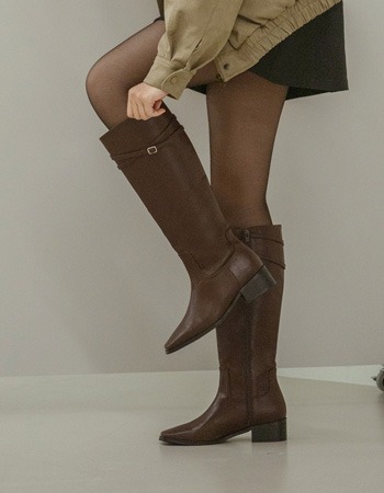 소보제화 공식 온라인스토어 여성 헬리츠 스퀘어 롱부츠 4cm