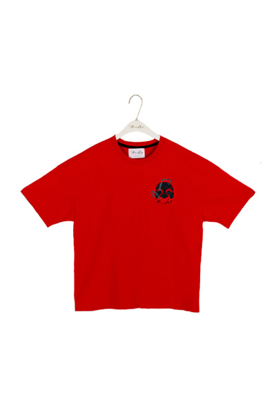 ASH18-01TS아시하 로고 반팔티셔츠(ASIHA LOGO T-Shirts)Red 아시하