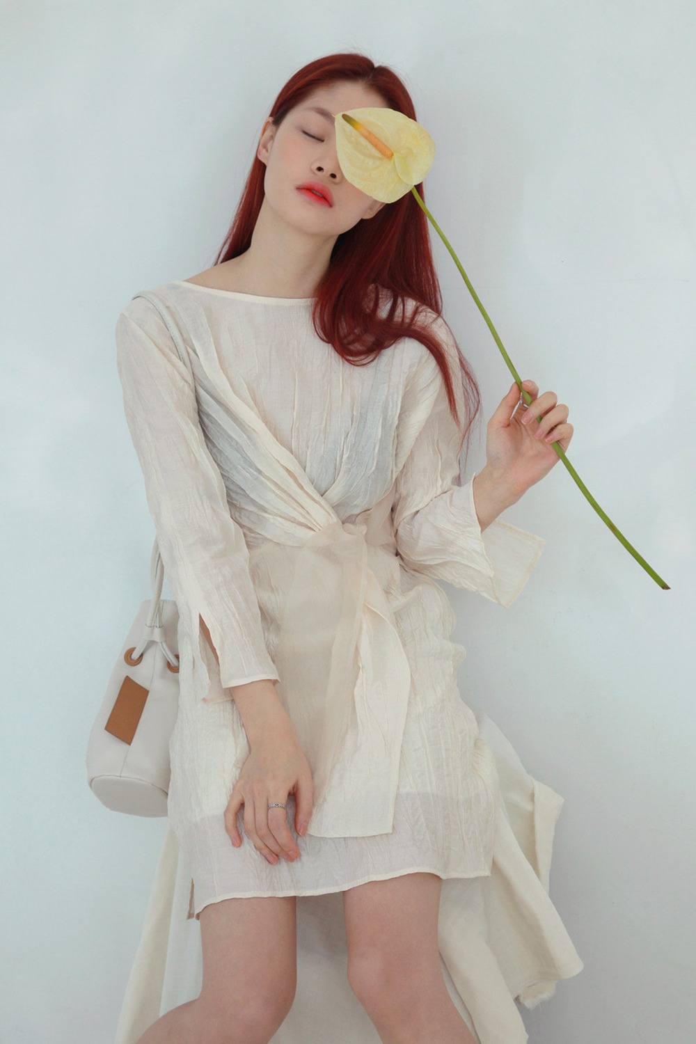 organza mix one-piece -ivory  [2차 리오더][sold out]