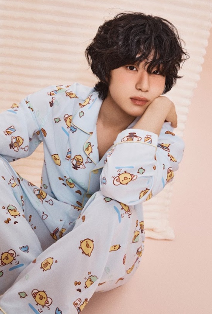 [리락쿠마] 쿠마들의 자유시간 긴팔 파자마(LIGHT BLUE)_SPPPG23U04