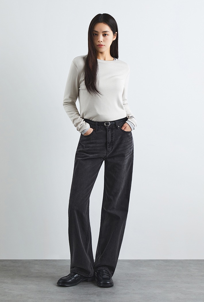 스트레이트 진(DARK GRAY)_SPTJG23G31