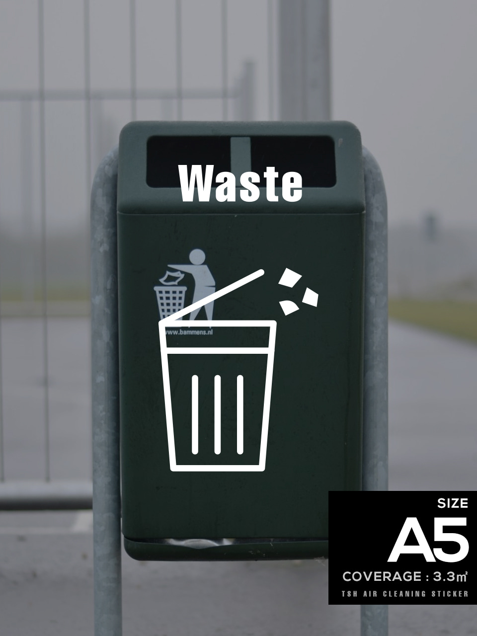 항균·탈취 스티커 붙여봄 - Waste