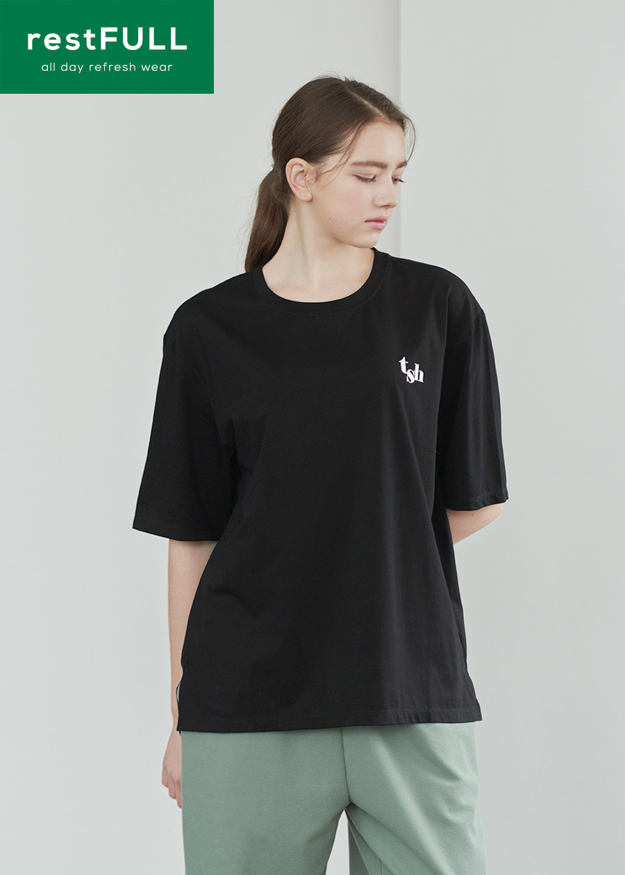 [restFULL] TSH 티셔츠 : 블랙