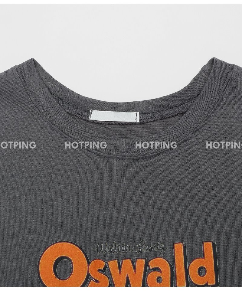 OswaldプリントオーバーサイズTシャツ