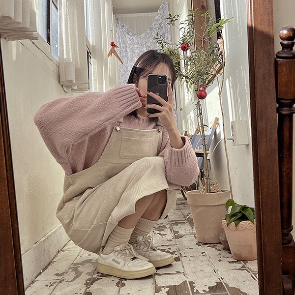 H O T P I N G レビュー380件 コーデュロイポケットサロペットワンピース