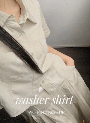 [MADE] 短版純色短袖襯衫(XS~3XL)