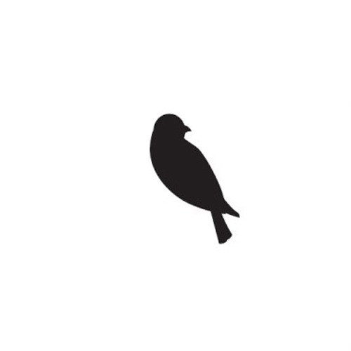 (3-C1003) Wood Stamp- Resting Bird