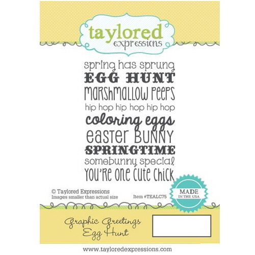 (TEALC075) Stamps- Graphic Greetings Egg Hunt
