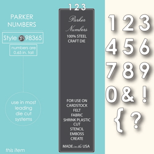 (7-98365) Dies- Parker Numbers