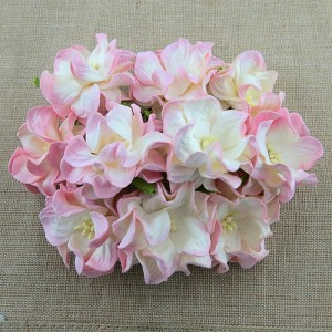 Gardenia Flowers(sa344)- 2Tone Baby Pink (25Pcs)*크기 선택 옵션 (2가지)*