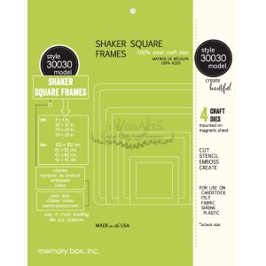 (OS-30030) Dies- Shaker Square Frames