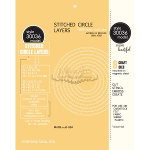 (OS-30036) Dies- Stitched Circle Layers