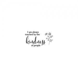 (1-CS2068C) Cling Stamp- Kindness of People