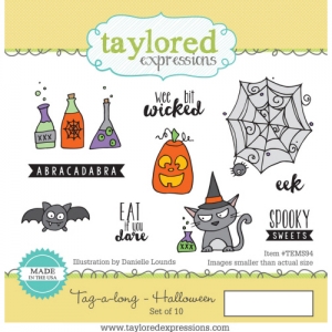 (TEMS094) Stamps- Tag-A-Long Halloween