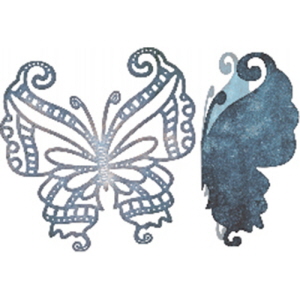 (B-533) Mayan Butterfly w/ Angel Wing (Set of 2)