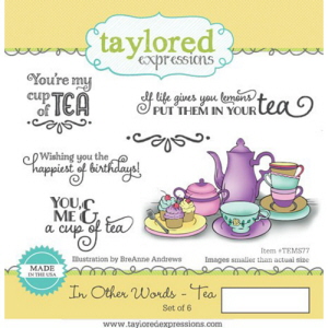 (TEMS077) Stamps- In Other Words - Tea