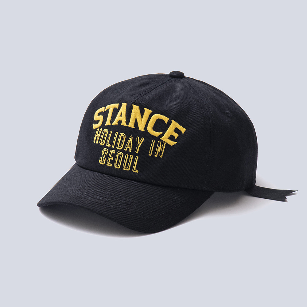 STANCE H.I.S 5 PANEL CAP(BLACK)