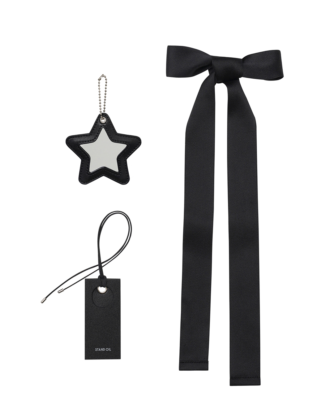[STAND OIL] ★ Belted Mirror Keyring Stand Oil] Belted Mirror Keyring - Silver Denim - Korea | eBay