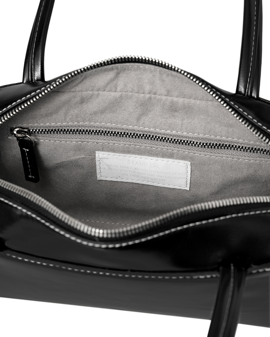 Post bag / Stitch Black - Stand Oil
