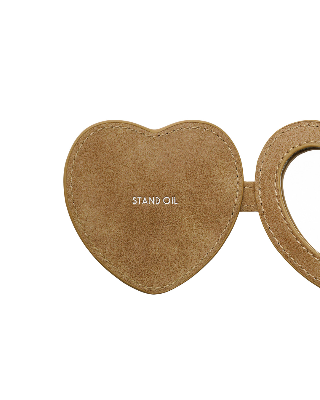 STAND OIL☆Belted Mirror Keyring Belted Mirror Keyring / Camel - Stand Oil