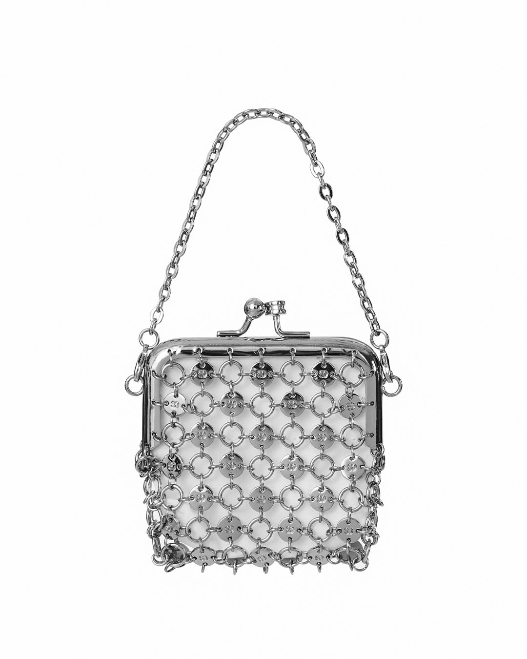 Exclusive] Hippo Frame Bag / Silver - Stand Oil