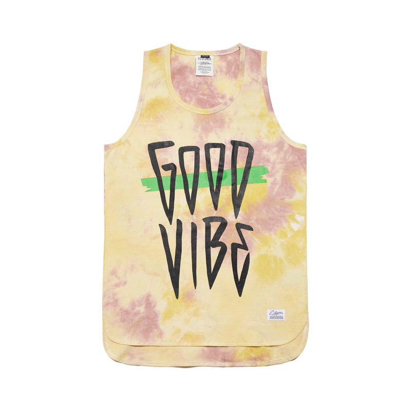 TIE DYE SLEEVELESS YELLOW&amp;#65279;SOLD OUT