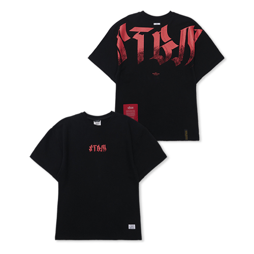 [STIGMA] Bold Back Semi-oversized T-shirts /追跡付 스티그마 - STIGMA [VATOS SOCIETY]
