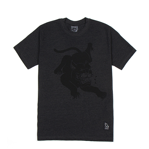 PANTHER T-SHIRTS_CHARCOAL