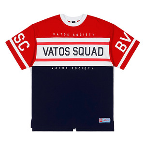 SQUAD OVERSIZED RUGBY T-SHIRTS RED