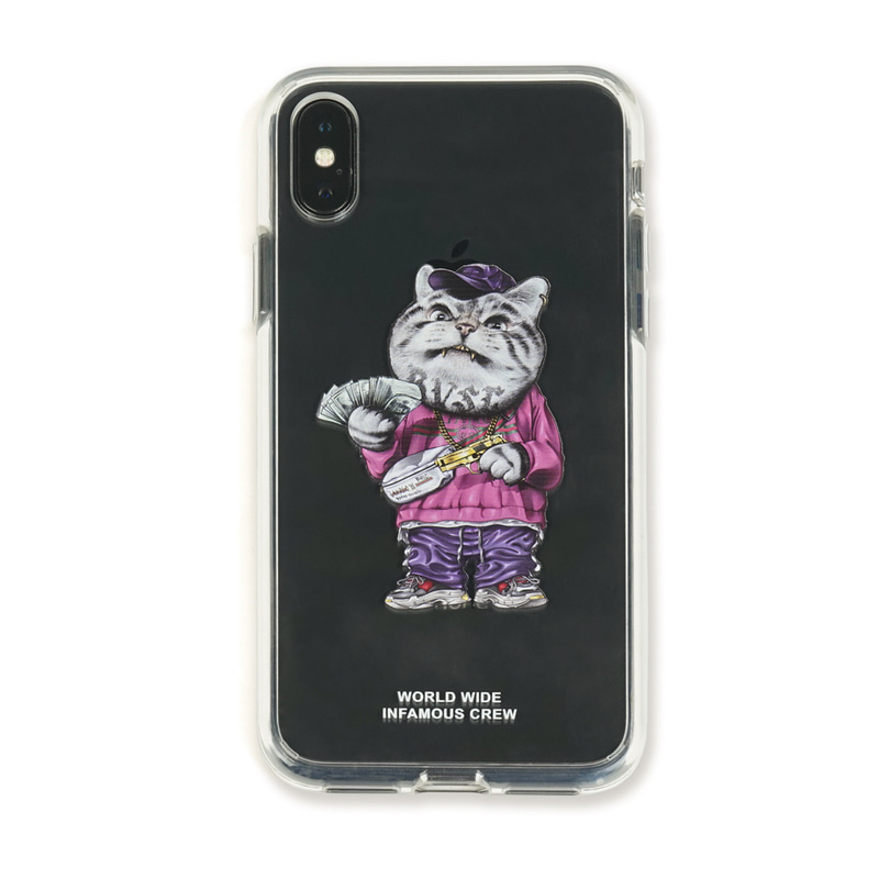 PHONE CASE CATSGANG CLEAR iPHONE Xs / Xs MAX / Xr