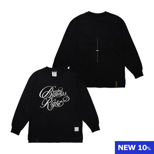 Bypass Oversized Long Sleeves T-Shirts Black
