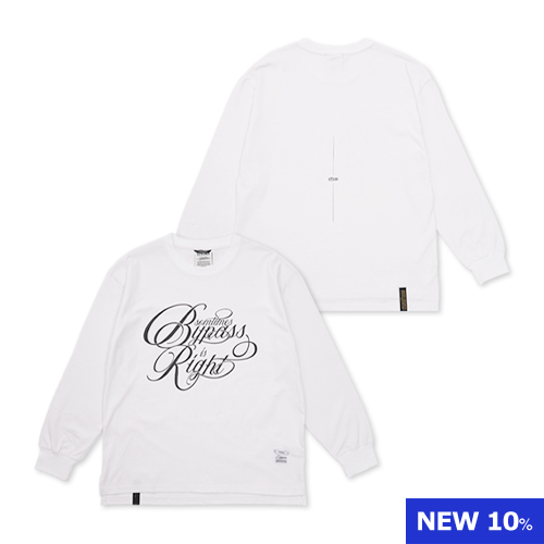 Bypass Oversized Long Sleeves T-Shirts White