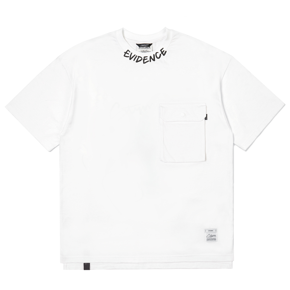 23 EVIDENCE OVERSIZED T-SHIRTS WHITE