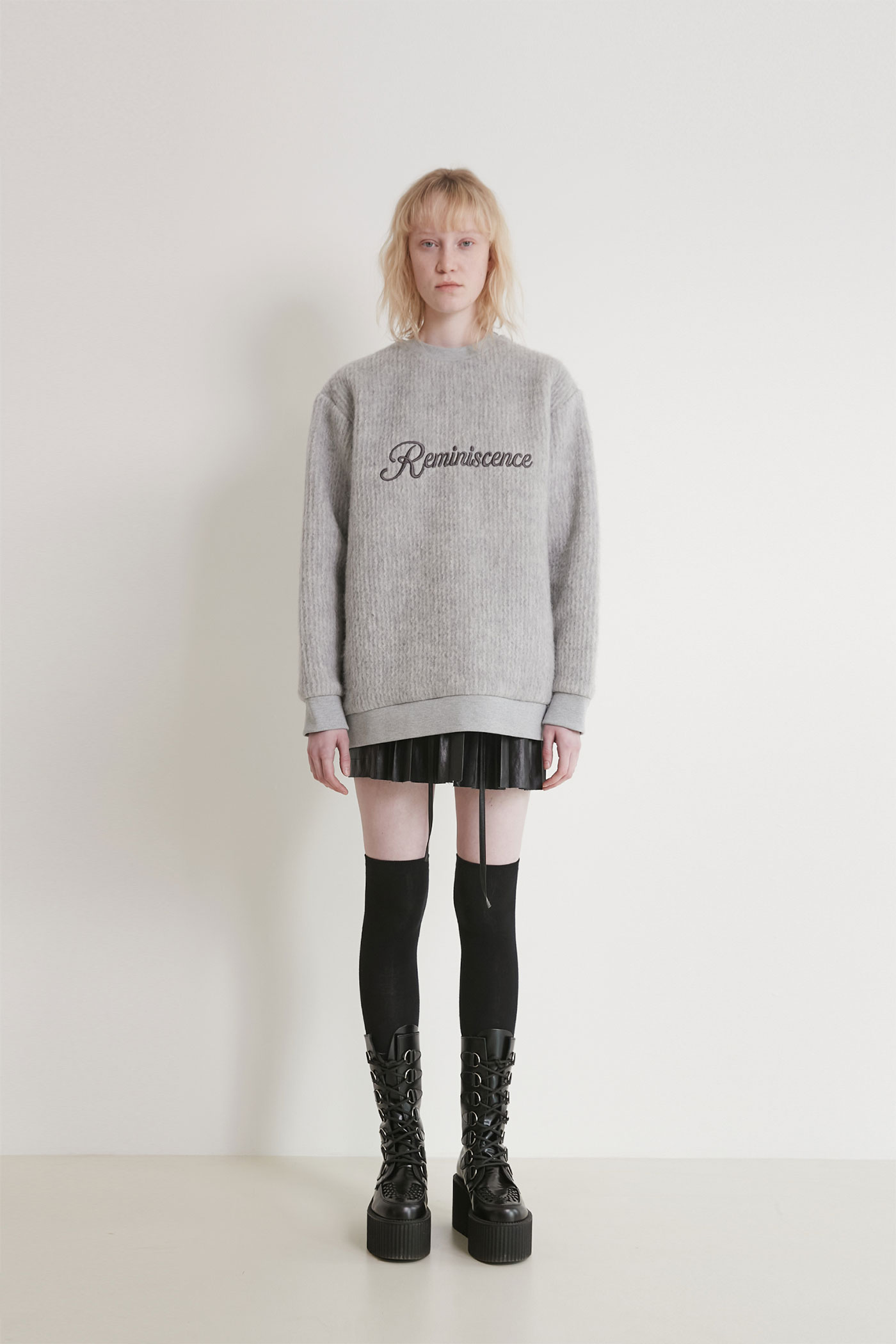 Embroidery Mohair Sweatshirts_GY