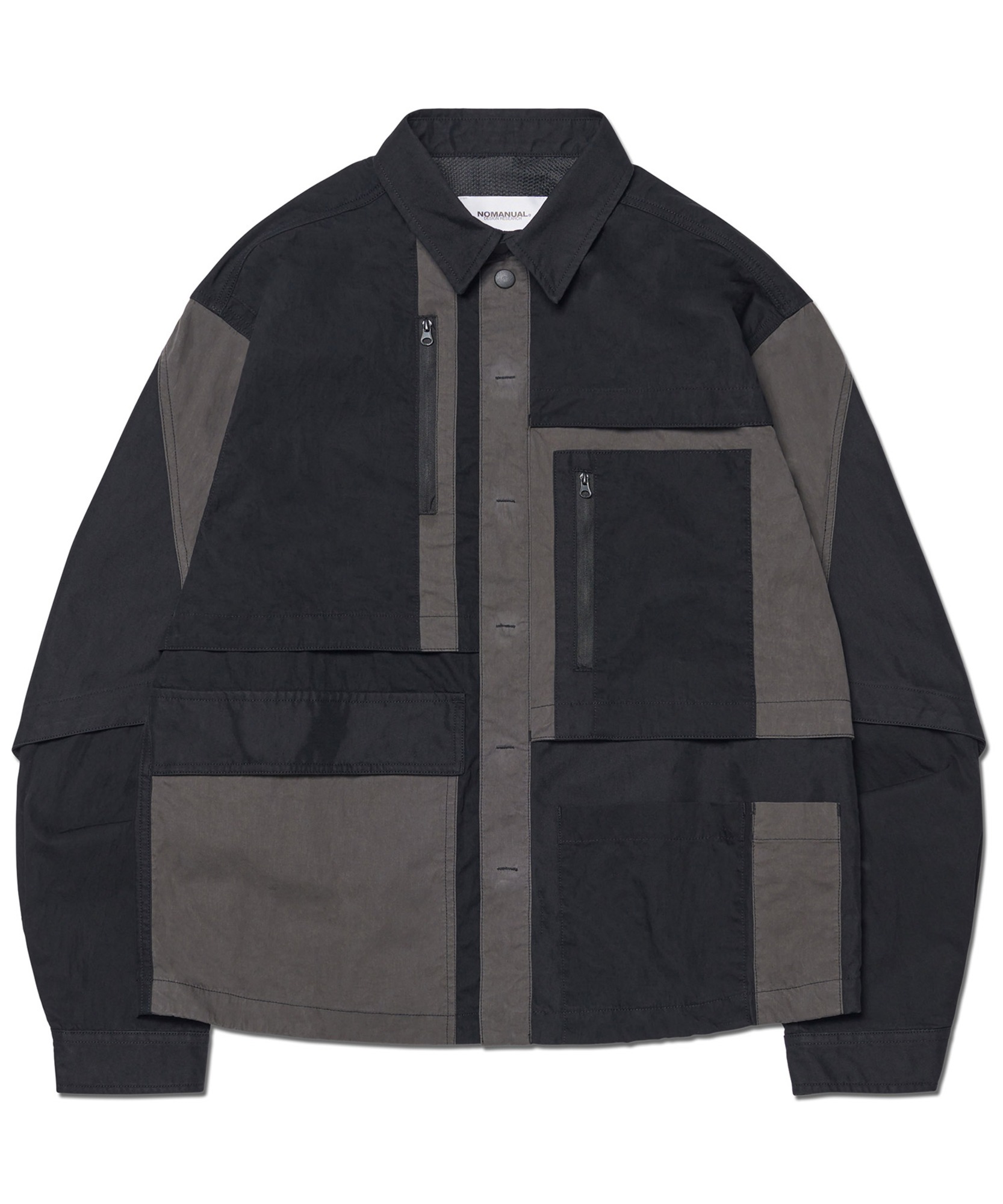 NOMANUAL::ジャケット:M[RESALE] STITCHED WORK JACKET - OFF WHITE - nomanual | 60% - Asian